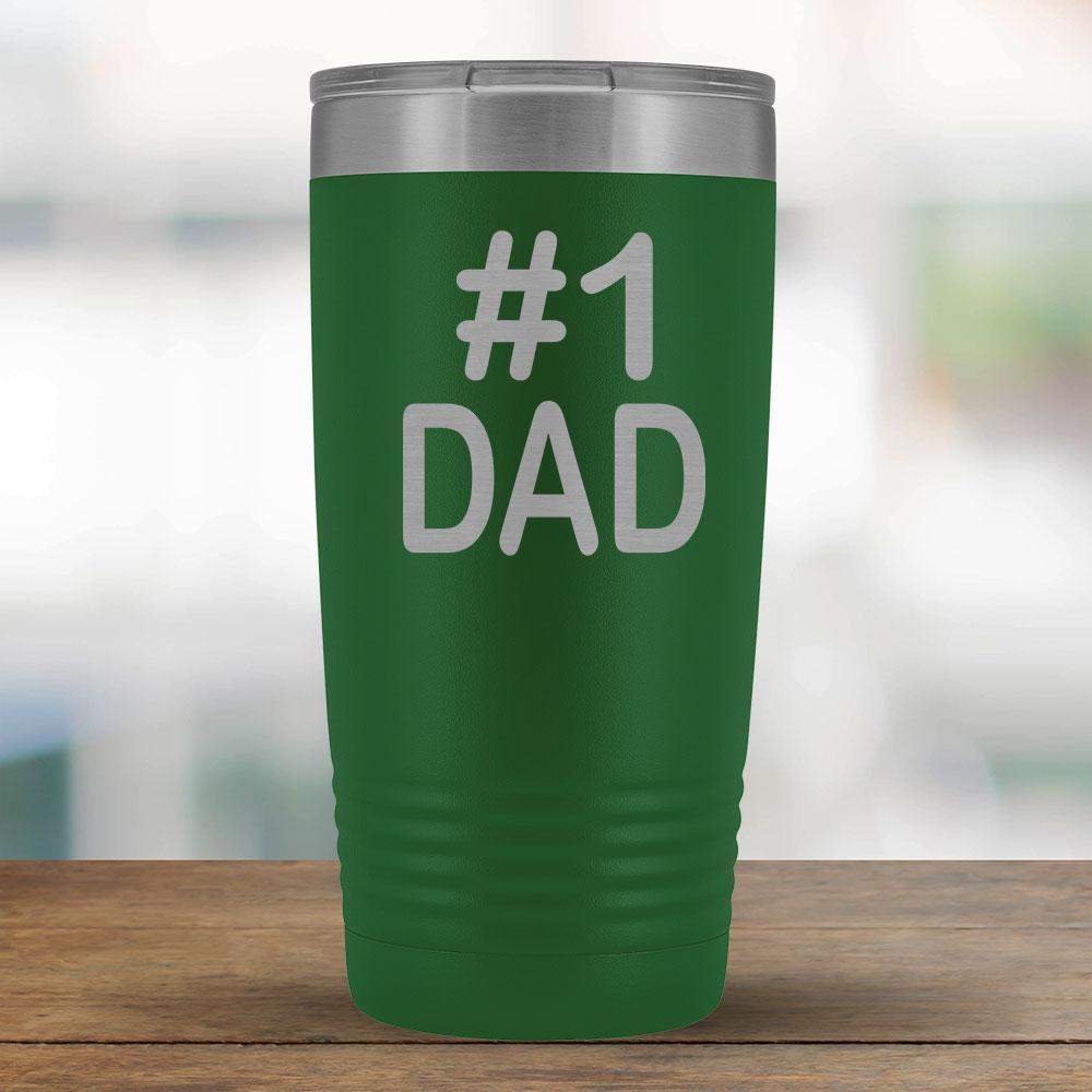 #1 DAD - 20oz Tumbler-KaboodleWorld