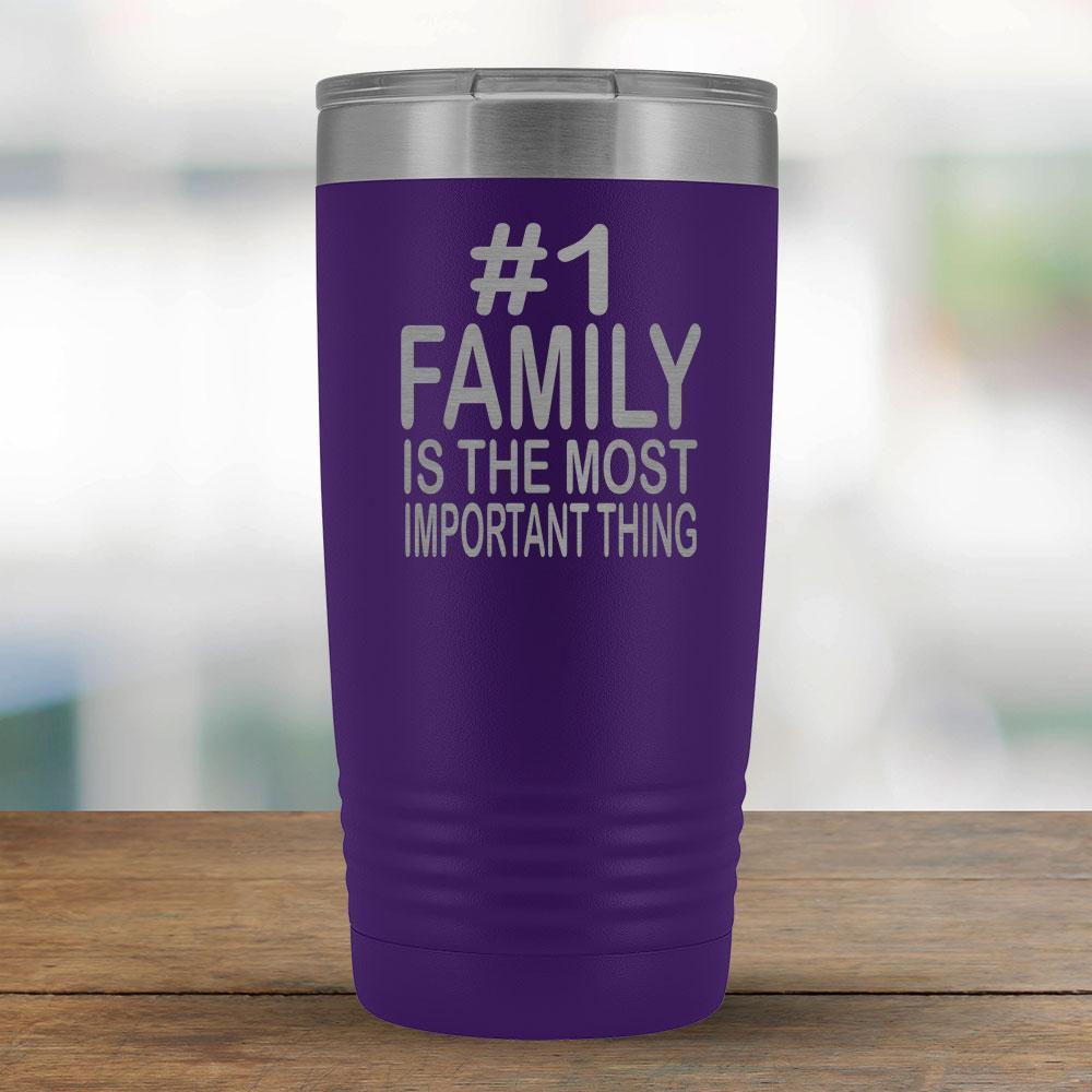 #1 Family is the most important thing - 20oz Tumbler-KaboodleWorld
