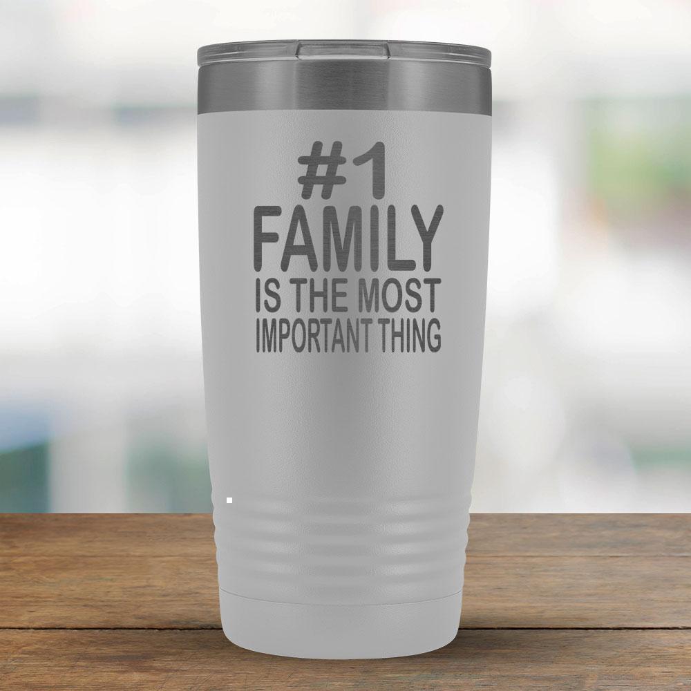 #1 Family is the most important thing - 20oz Tumbler-KaboodleWorld