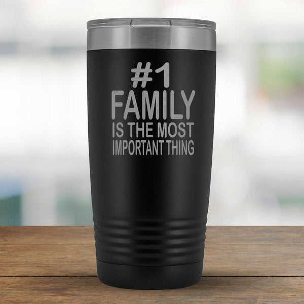 #1 Family is the most important thing - 20oz Tumbler-KaboodleWorld