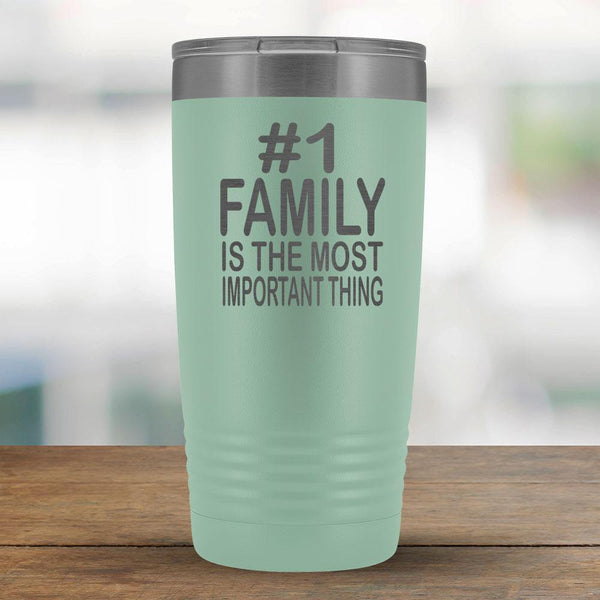 #1 Family is the most important thing - 20oz Tumbler-KaboodleWorld
