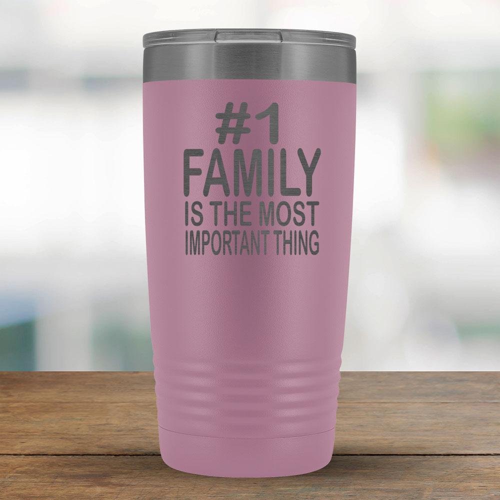 #1 Family is the most important thing - 20oz Tumbler-KaboodleWorld