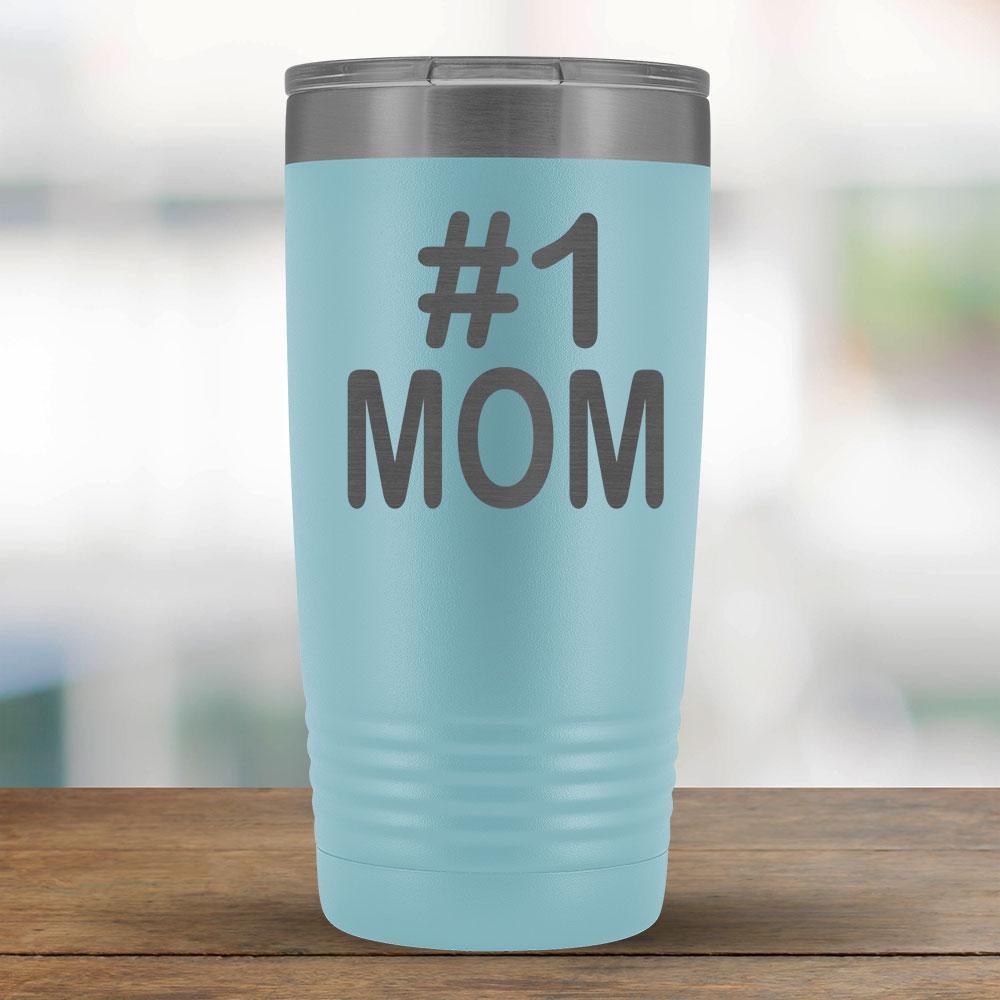 #1 Mom - 20oz Tumbler-KaboodleWorld