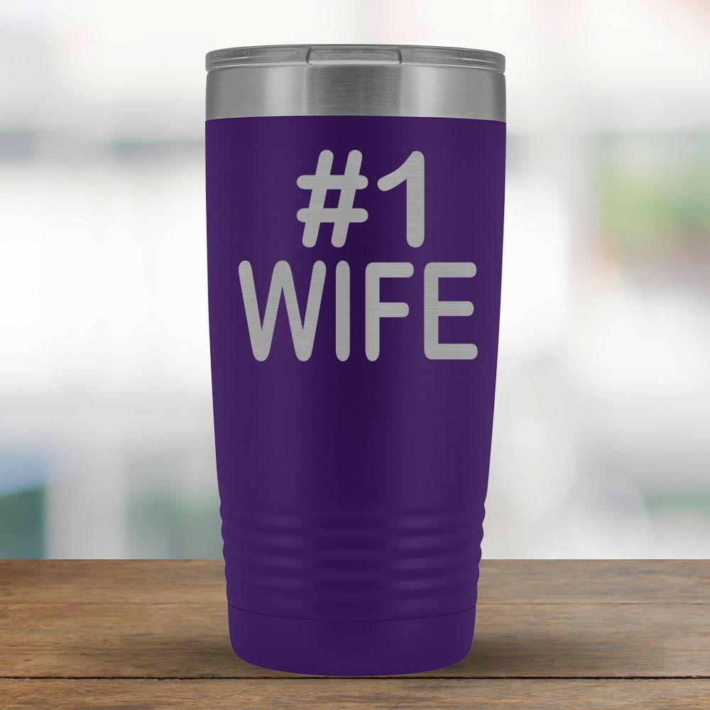 #1 Wife - 20oz Tumbler-KaboodleWorld