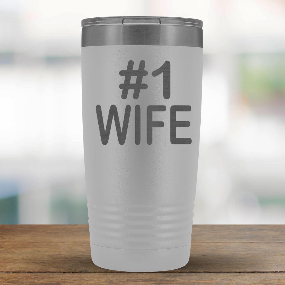 #1 Wife - 20oz Tumbler-KaboodleWorld