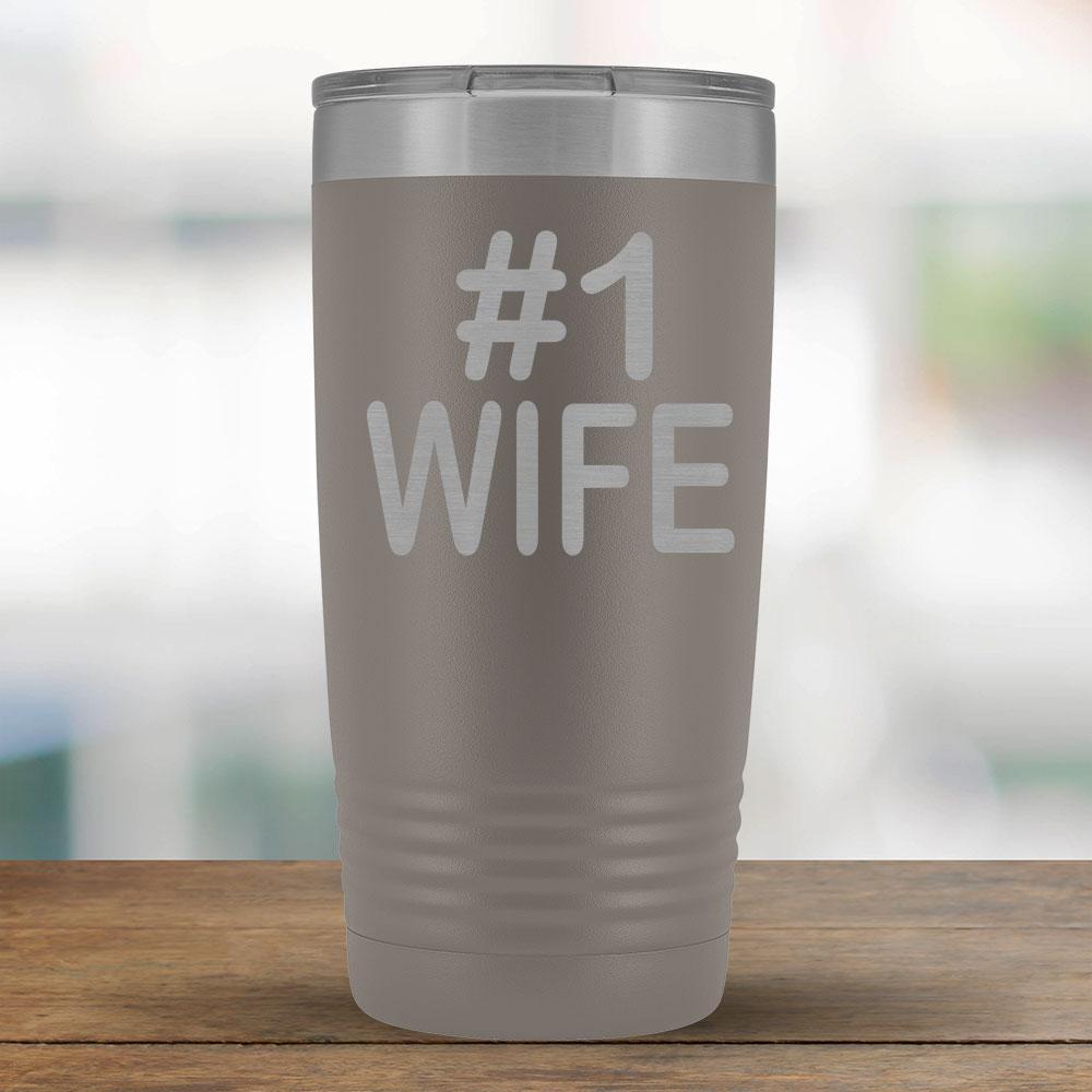 #1 Wife - 20oz Tumbler-KaboodleWorld