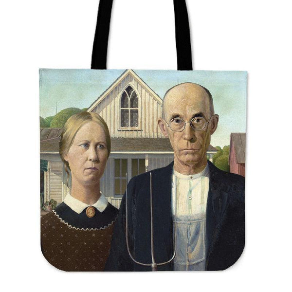 American Gothic Cotton Tote-KaboodleWorld