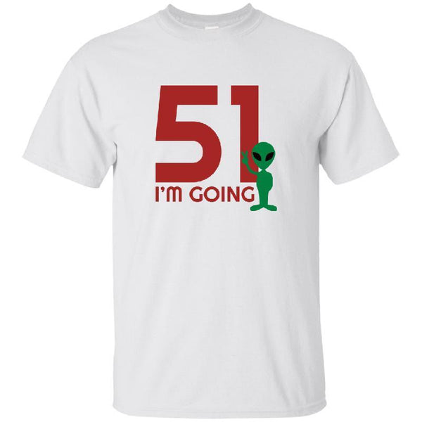 Area 51 I'm Going - Cotton T-Shirt-KaboodleWorld