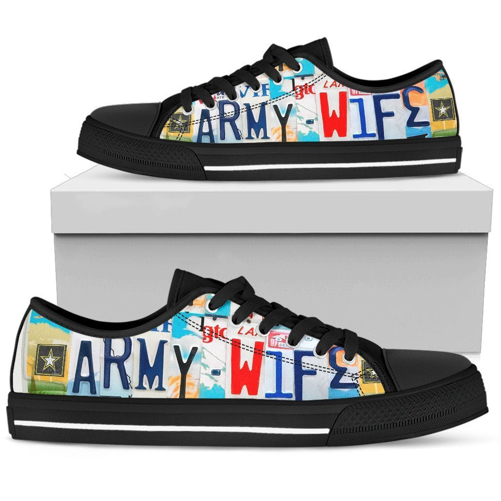 Army Wife Low Top Shoes-KaboodleWorld