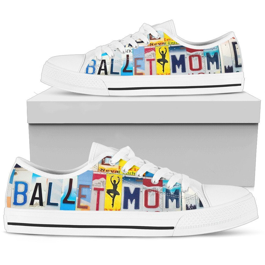 Ballet Mom Low Top Shoes-KaboodleWorld