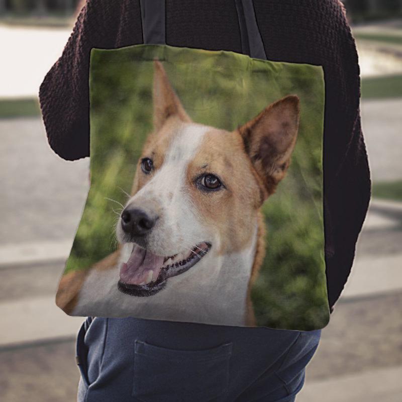 Basenji - Cotton Tote-KaboodleWorld