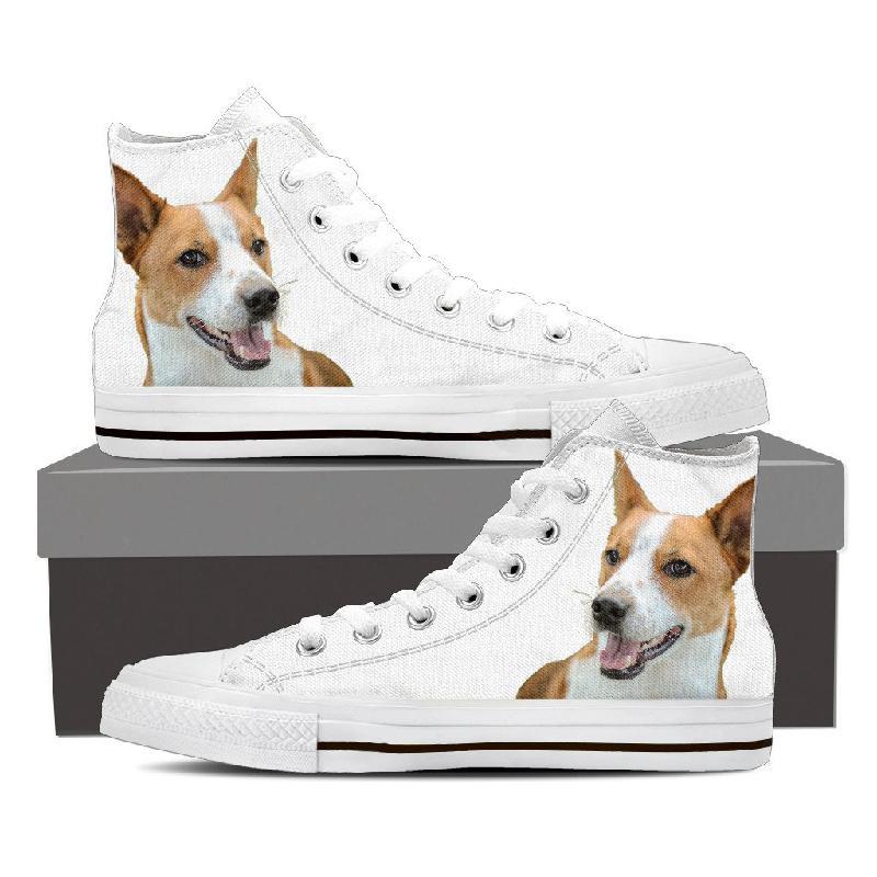 Basenji High Top Men Shoes - White-KaboodleWorld