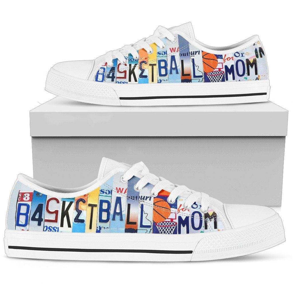 Basketball Mom Low Top Shoes-KaboodleWorld