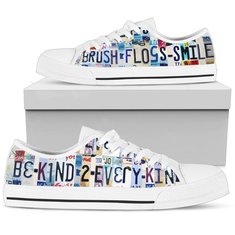 Be Kind To Every Kind Low Top Shoes-KaboodleWorld