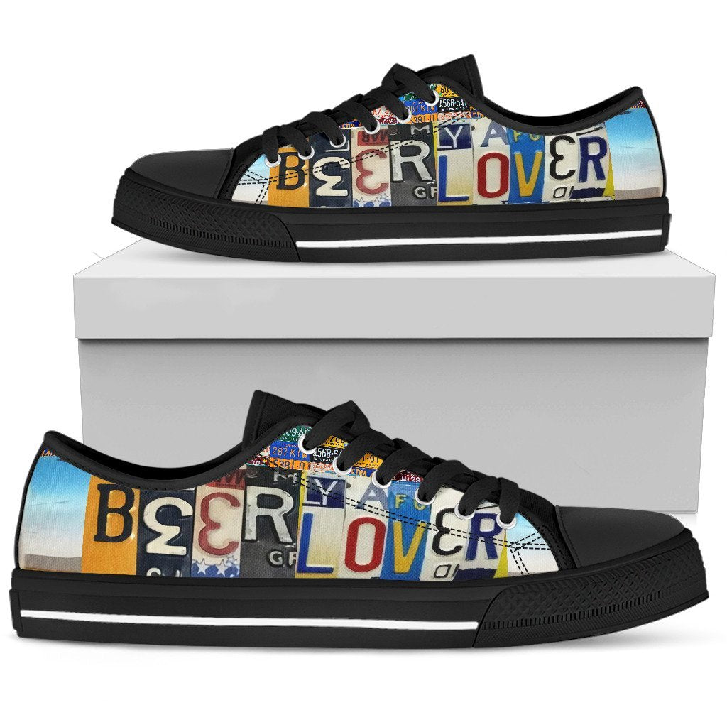 Beer Lovers Low Top Shoes-KaboodleWorld
