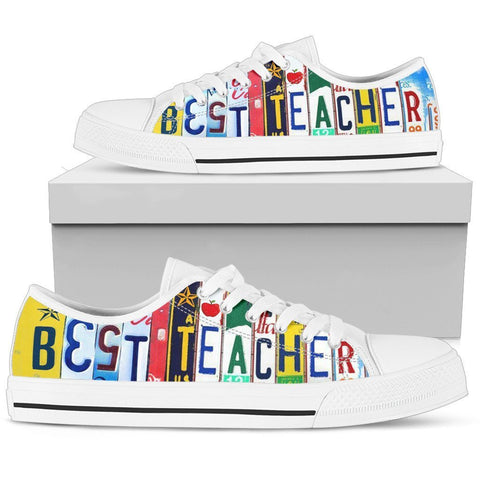 Best Teacher Low Top Shoes - Women-KaboodleWorld