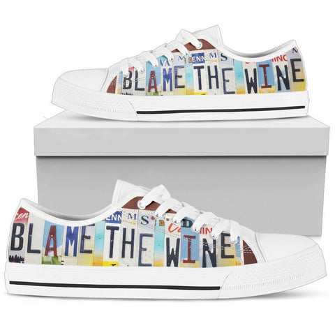 Blame The Wine Low Top Shoes - Men-KaboodleWorld