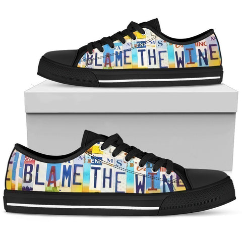 Blame The Wine Low Top Shoes - Men-KaboodleWorld