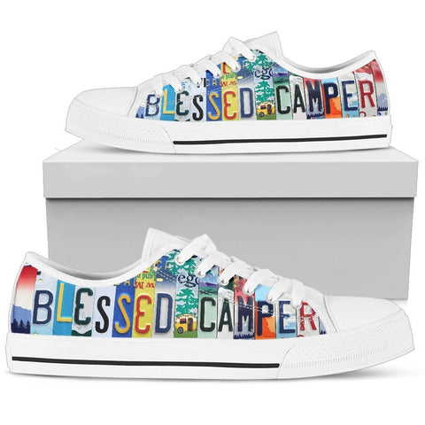 Blessed Camper Low Top Shoes-KaboodleWorld