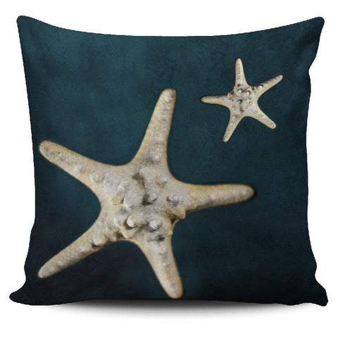 Blue Sea Bumpy Star Pillow Cover-KaboodleWorld