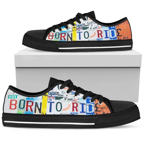 Born To Ride Low Top Shoes-KaboodleWorld