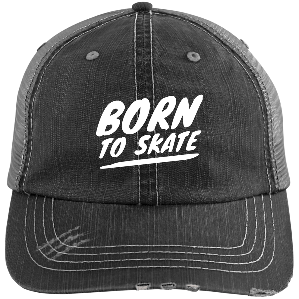 Born to Skate Distressed Cap-KaboodleWorld