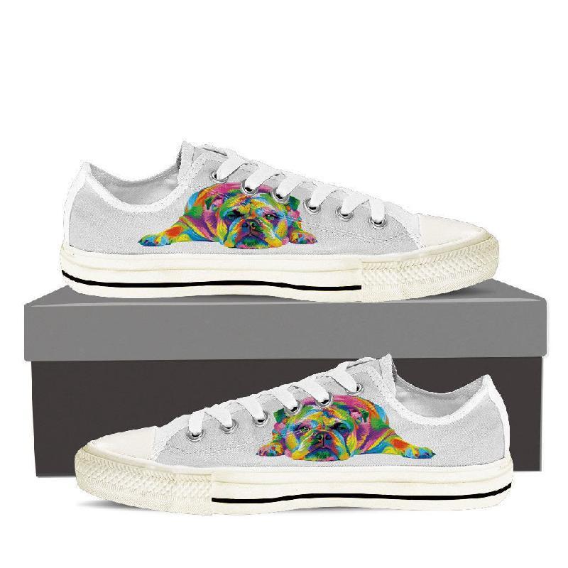 Bulldog Low Top Women Shoes-KaboodleWorld