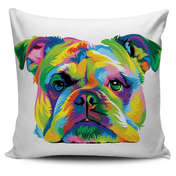Bulldog Pillow Cover-KaboodleWorld