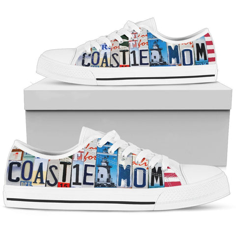 Coastie Mom Low Top Shoes-KaboodleWorld
