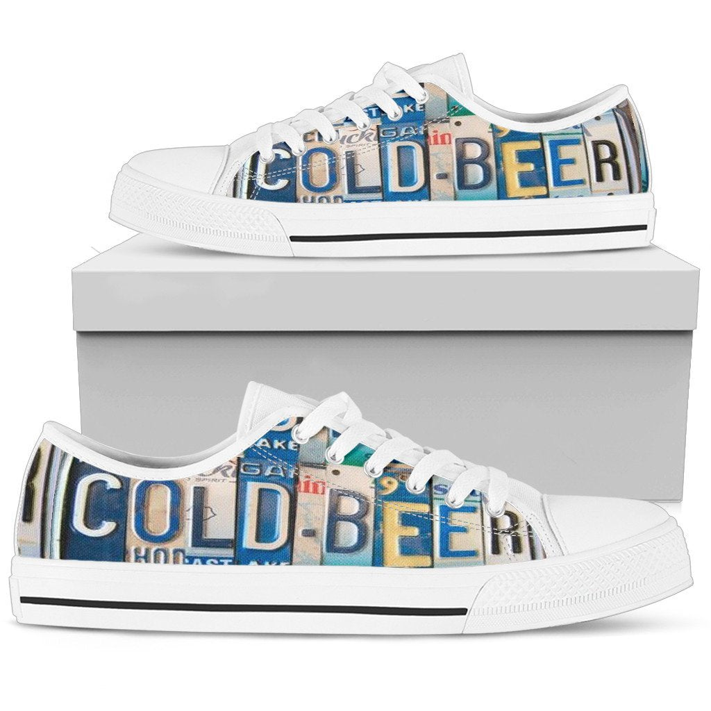 Cold Beer Low Top Shoes Men-KaboodleWorld