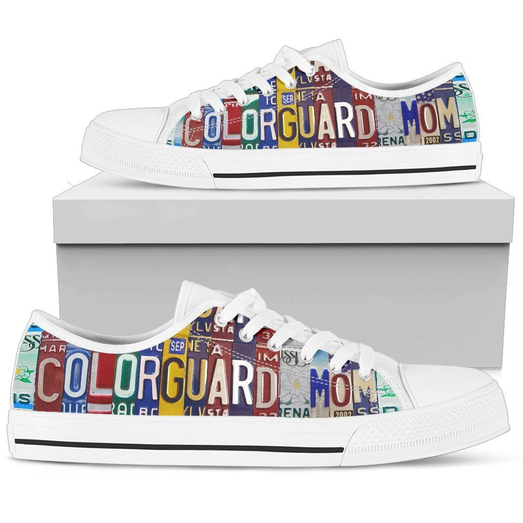 Color Guard Mom Low Top Shoes-KaboodleWorld
