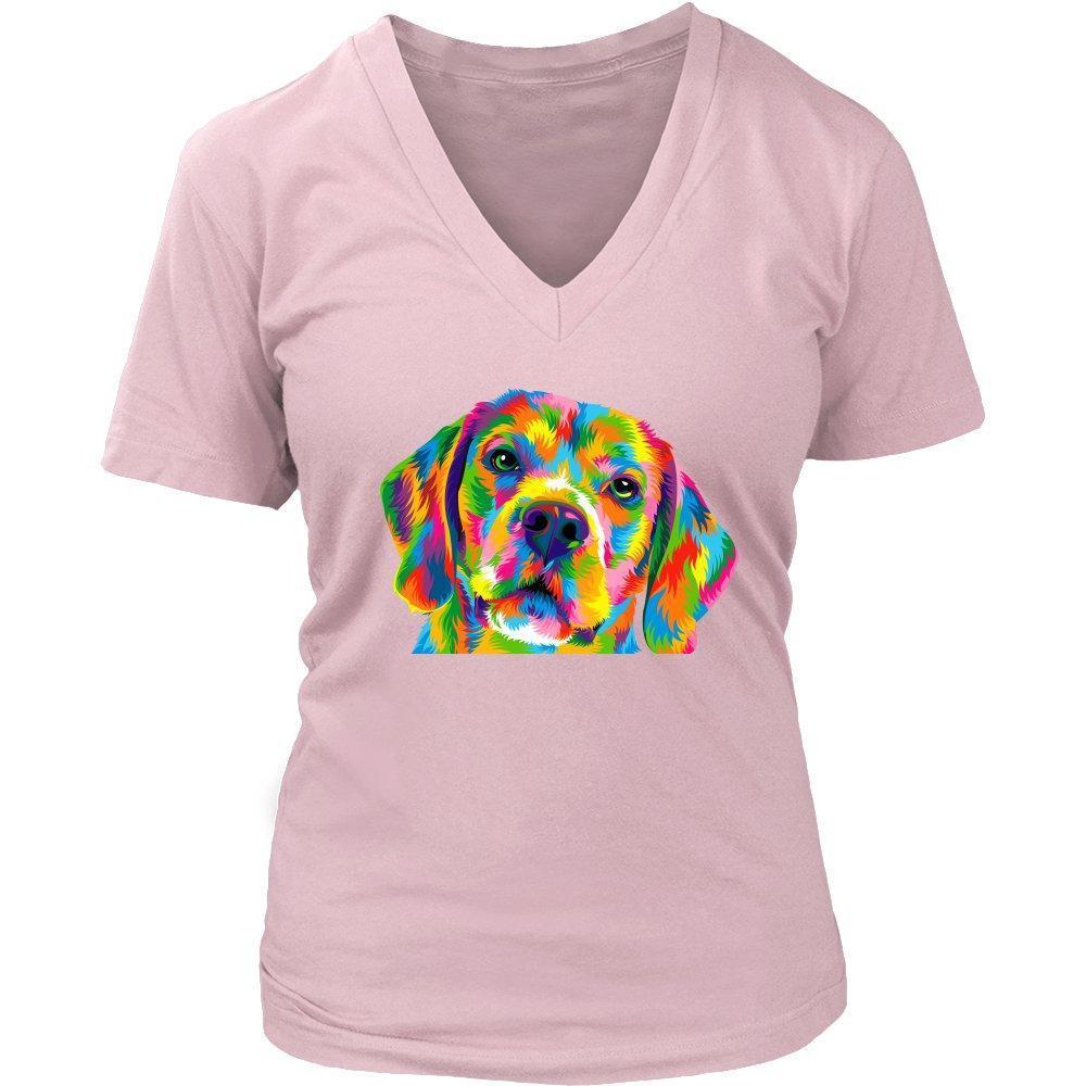 Colorful Beagle Shirt-KaboodleWorld