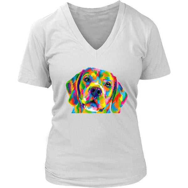 Colorful Beagle Shirt-KaboodleWorld