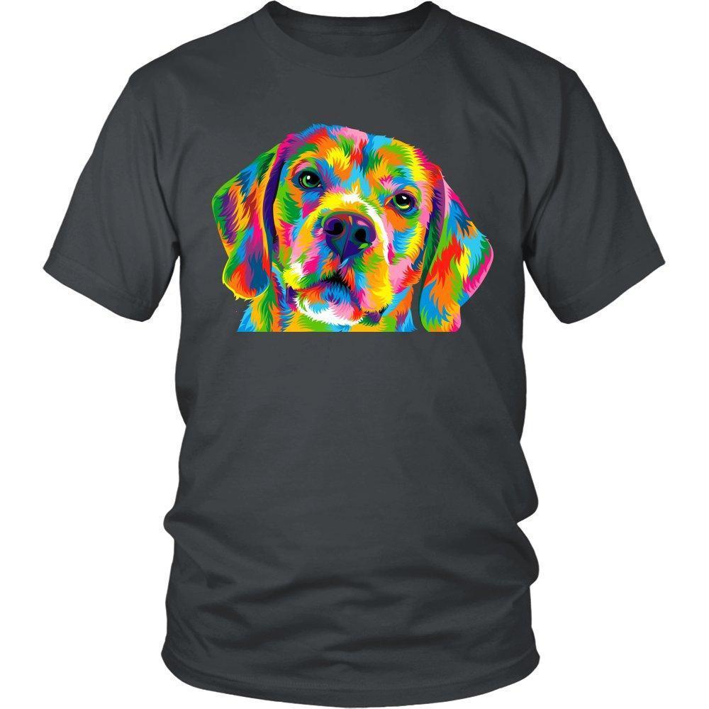 Colorful Beagle Shirt-KaboodleWorld
