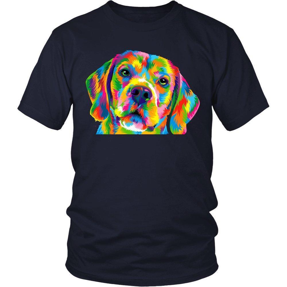 Colorful Beagle Shirt-KaboodleWorld