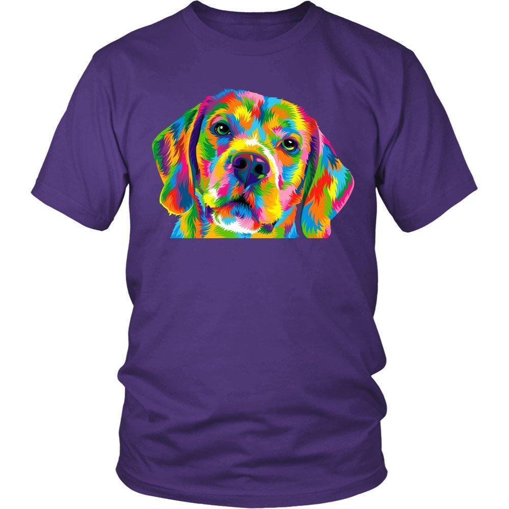Colorful Beagle Shirt-KaboodleWorld