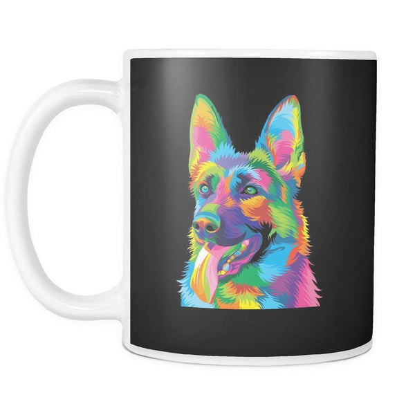 Colorful German Shepherd Mug-KaboodleWorld