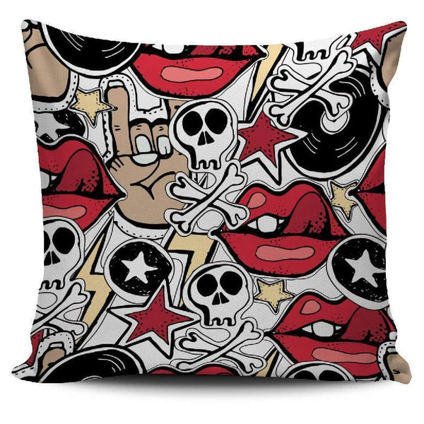 Colorfull Rock And Roll Pillow Cover-KaboodleWorld