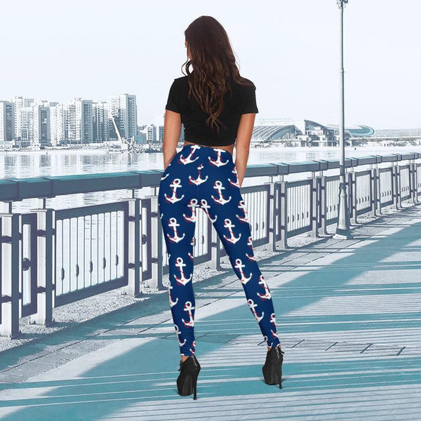 Comfy Awesome Leggings - Anchors 1-KaboodleWorld