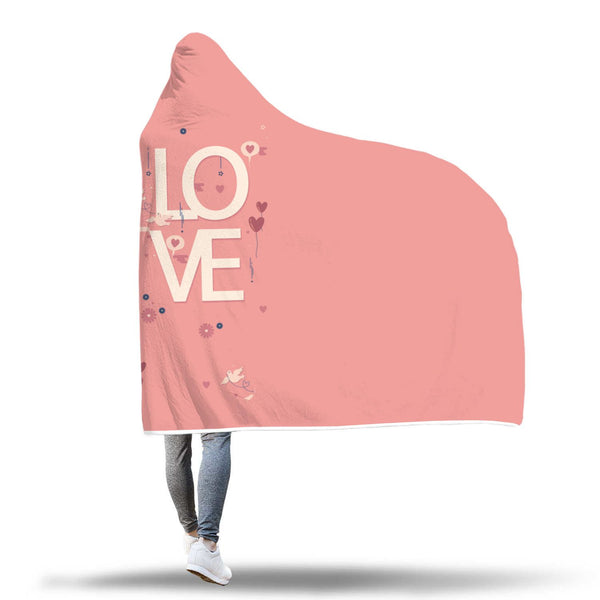 Comfy Love Hooded Blanket-KaboodleWorld