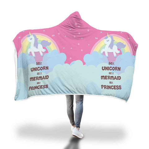 Comfy Magical Unicorn Hooded Blanket-KaboodleWorld