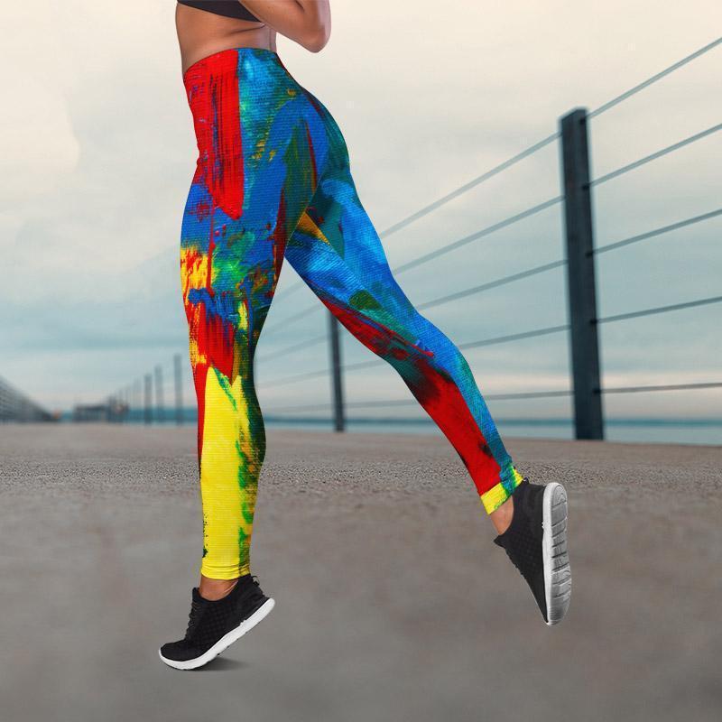 Comfy Vibrant Legging - Graffiti 15-KaboodleWorld