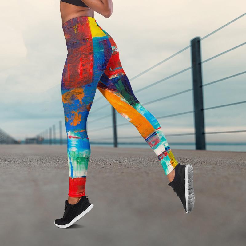 Comfy Vibrant Leggings - model 14-KaboodleWorld