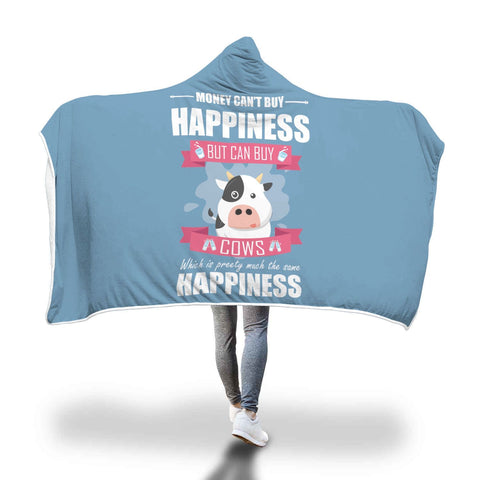 Cozy Cow is Happiness Hooded Blanket-KaboodleWorld