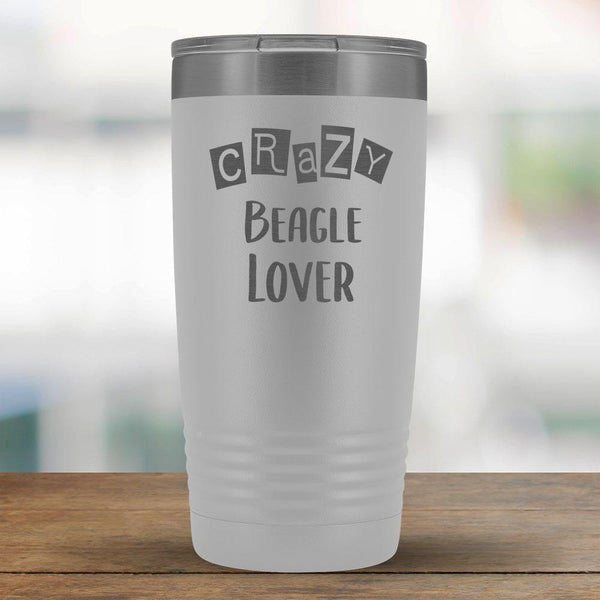 Crazy Beagle Lover - 20oz Tumbler-KaboodleWorld
