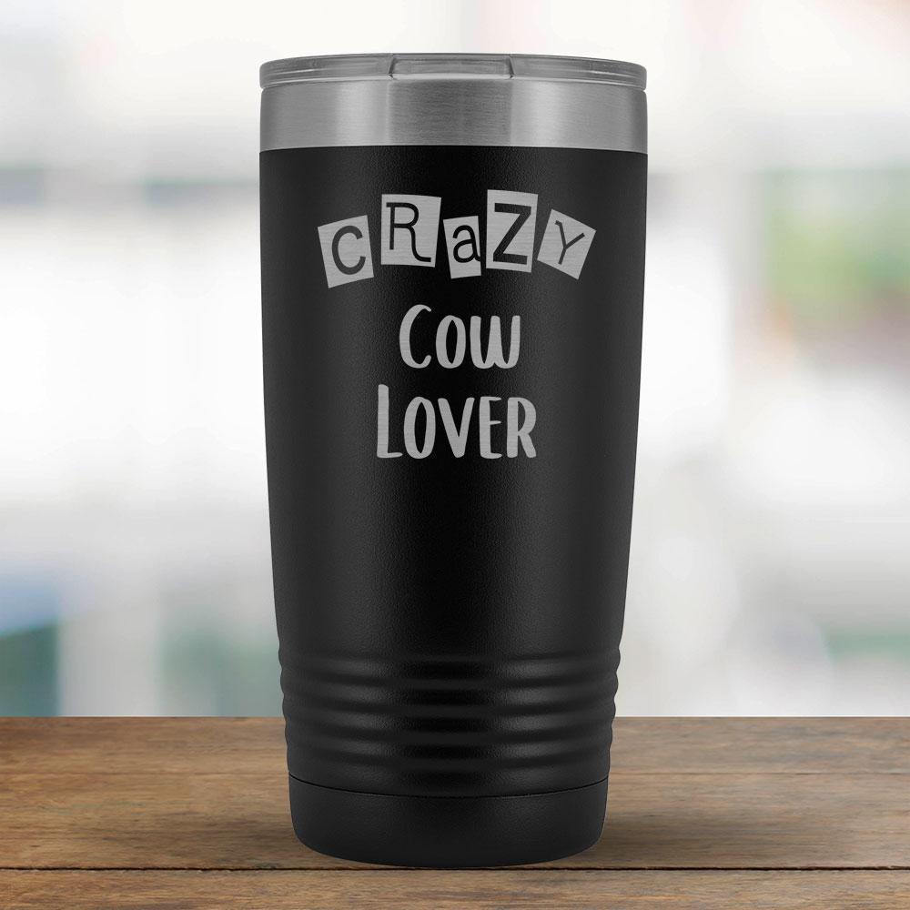 Crazy Cow Lover - 20oz Tumbler-KaboodleWorld