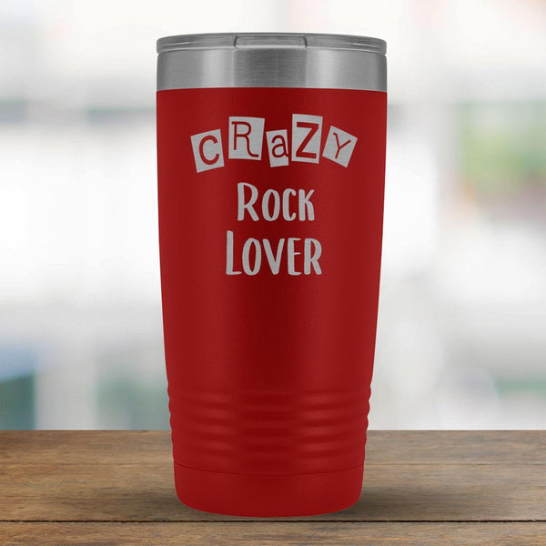 Crazy Rock Lover - 20oz Tumbler-KaboodleWorld
