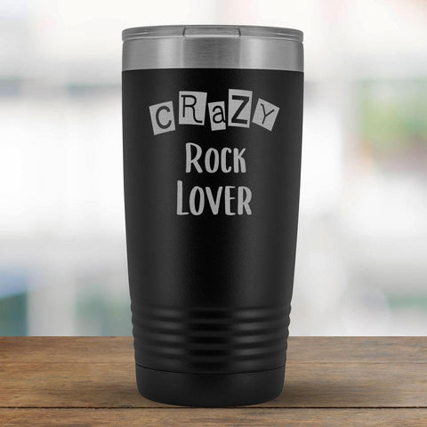 Crazy Rock Lover - 20oz Tumbler-KaboodleWorld