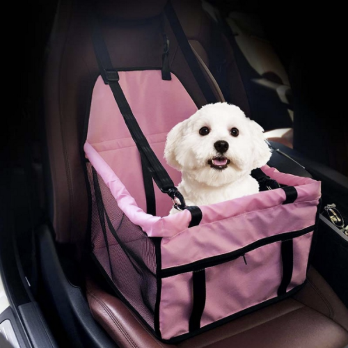Deluxe Foldable Dog Car Seat Carrier-KaboodleWorld
