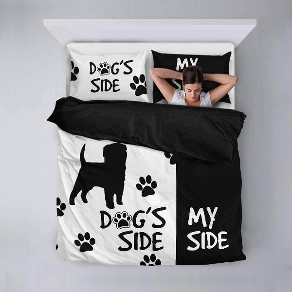 "Dog's Side, My Side" Duvet Cover-KaboodleWorld
